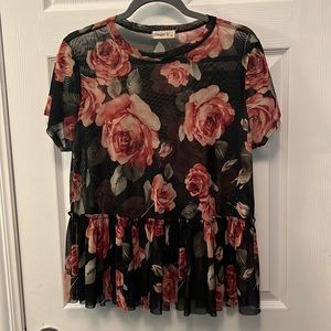 Peplum Blouse - Boutique - Size Large